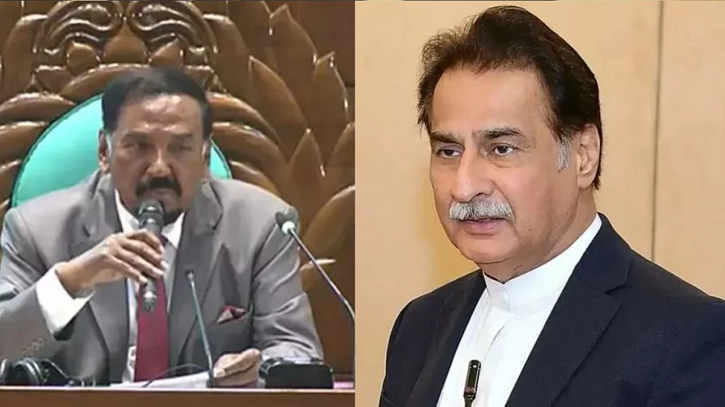 হাফিজ উদ্দিনকে অভিনন্দন জানালেন পাকিস্তানের স্পিকার