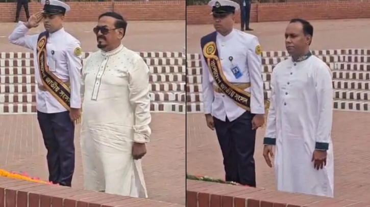 স্মৃতিসৌধে স্পিকার ও ডেপুটি স্পিকারের শ্রদ্ধা