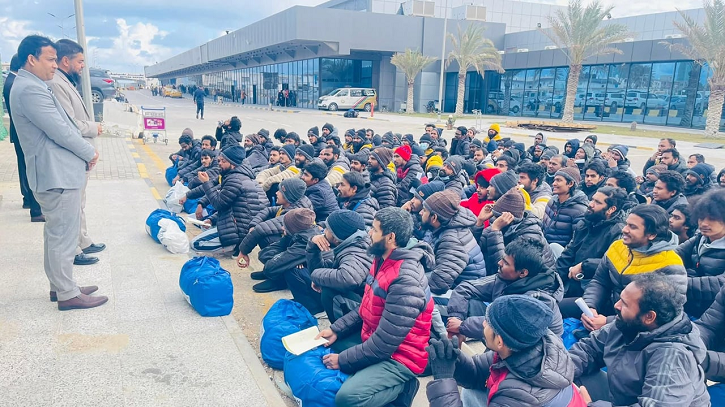 লিবিয়া থেকে ১৭৫ জন‌কে দে‌শে প্রত্যাবাসন, ফিরছেন ভোরেই