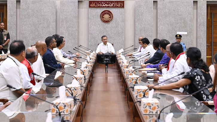 প্রধানমন্ত্রীর সঙ্গে প্রোটেস্ট্যান্ট চার্চের নেতৃবৃন্দের শুভ