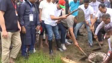 বাসিয়া নদীর পুনঃখনন কাজের উদ্বোধন করলেন প্রধানমন্ত্রী 