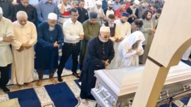 যুক্তরাষ্ট্রে নিহত বাংলাদেশি শিক্ষার্থী বৃষ্টির জানাজা সম্পন