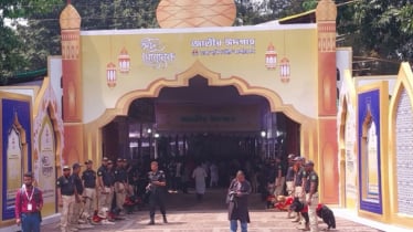 ঈদের জামাতের জন্য প্রস্তুত জাতীয় ঈদগাহ 