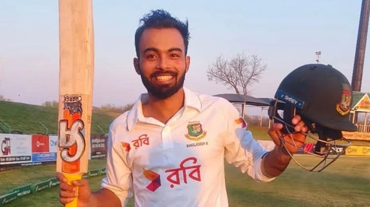 ৭৭ বছরের রেকর্ড ভাঙলেন তাওহিদ হৃদয়