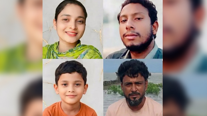 মেঘনায় ট্রলারডুবি: দুইদিন পর ভেসে উঠলো একই পরিবারের ৩ জনের ম