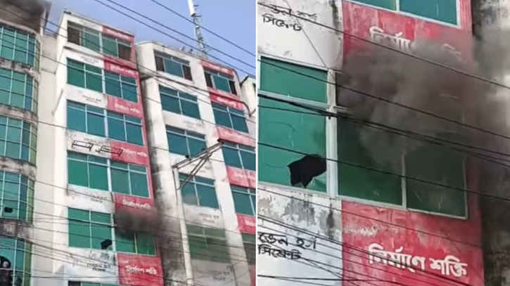 গাজীপুরে গার্মেন্টস কারখানায় আগুন, নিয়ন্ত্রণের চেষ্টায় ফায়