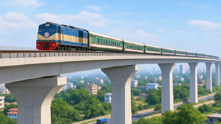 ঢাকা-কুমিল্লা উড়াল রেলপথে চট্টগ্রামের দূরত্ব কমবে ৮০ কিমি, ন